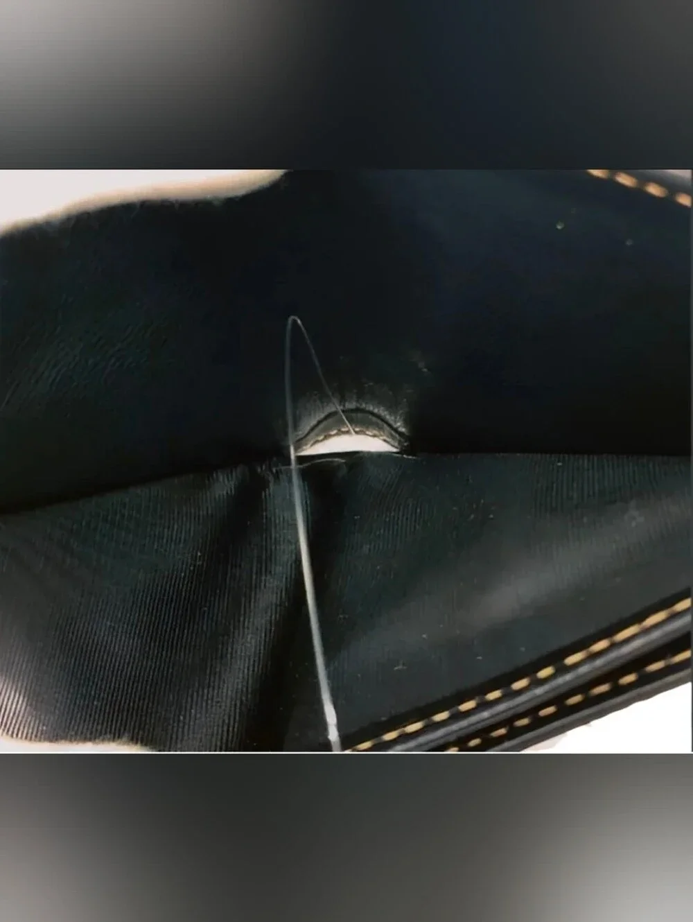 GUCCI Sherry Line Black Bi-fold Wallet - Picture 7 of 8